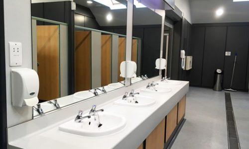 Men's public restroom